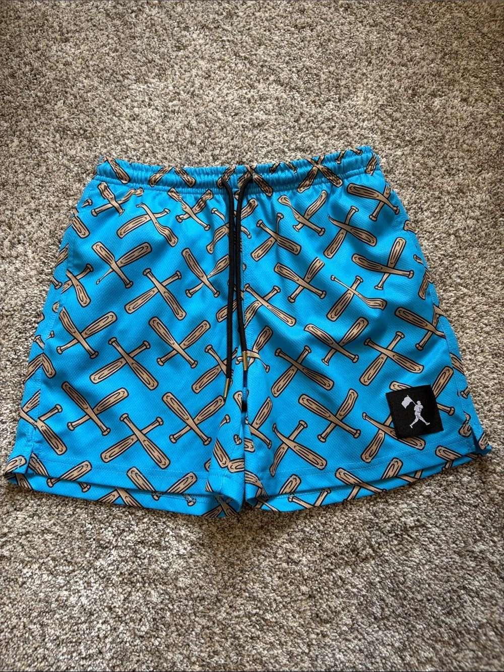 Baseballism Heavy Hitters Diamond Air Mesh Shorts - Youth Large